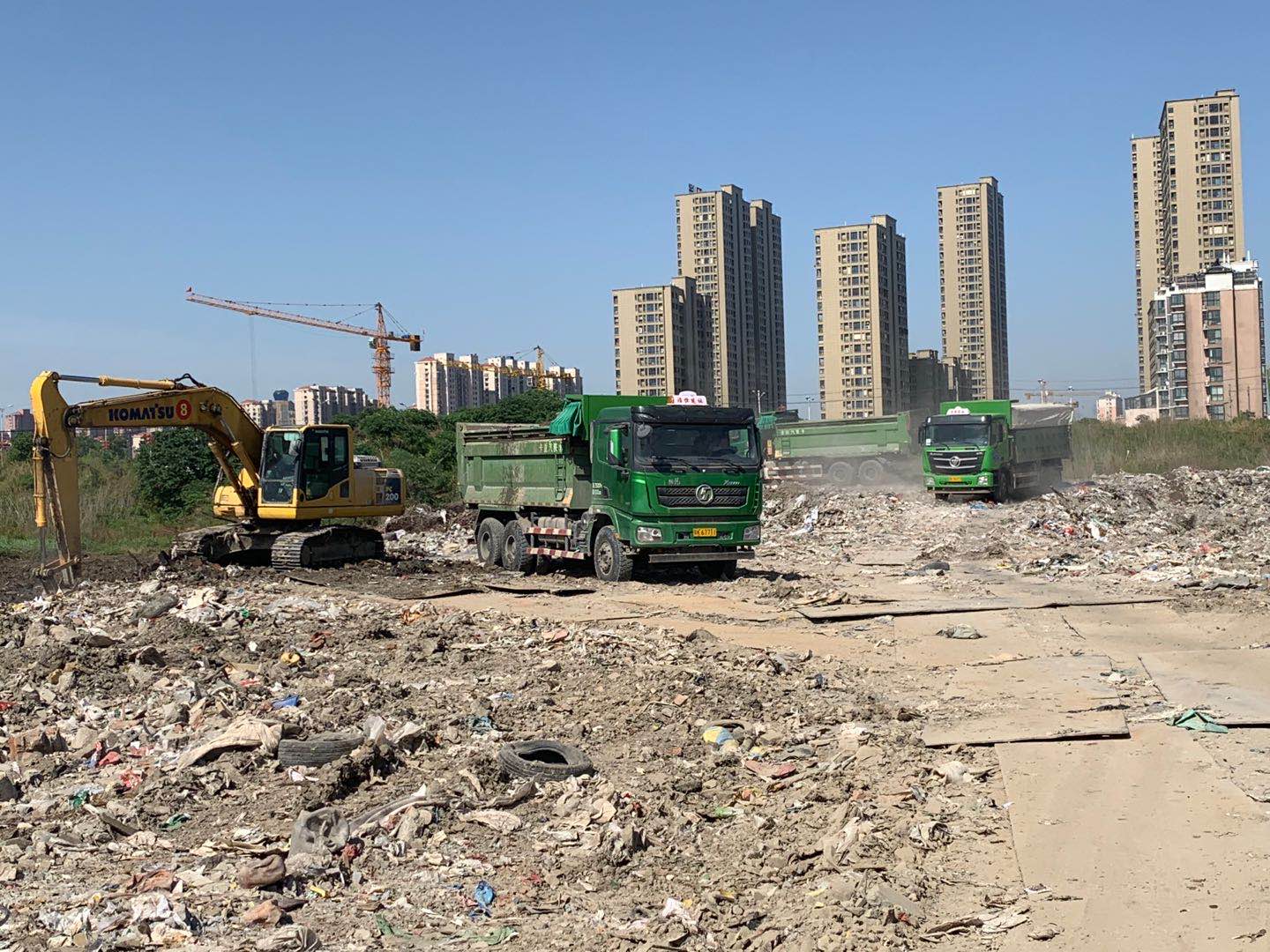 高邮经济开发区土方外运回填及场地平整项目